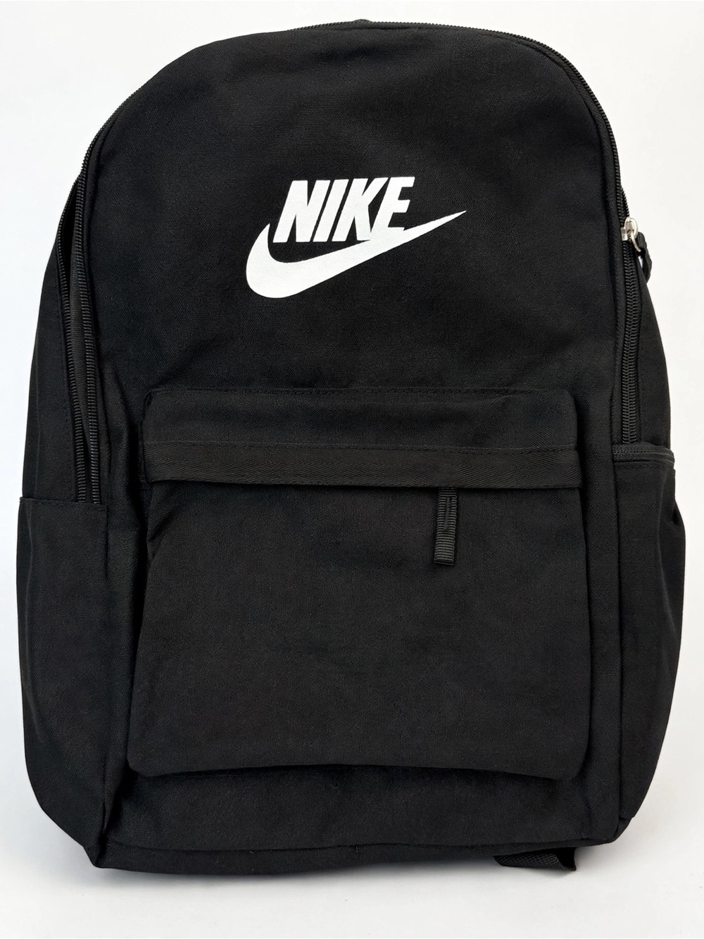 Nike Black Backpack with White Swoosh - Everyday Bag